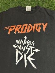 Vintage 2009 The Prodigy Invaders Must Die Tour Band T Shirt Sz S Y2K 2000s EDM