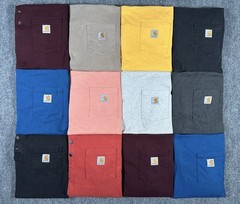 Carhartt Pocket Tee Bundle Lot of 12 Size XL Workwear T Shirts USA Mix