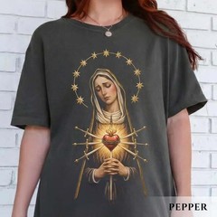 Our Lady Of Sorrows Shirt Christian T-Shirts Catholic Gift for Women and Men