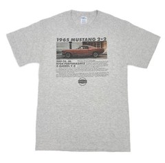 New Retro Hobby 1965 Mustang 2+2 Vintage Ad Men’s T-Shirt, Various Sizes
