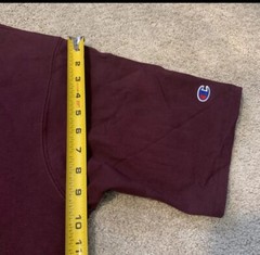 VTG Champion Maroon Plum HeavyWeight Cotton Lot Of T Shirt Large (12) & XL (12)