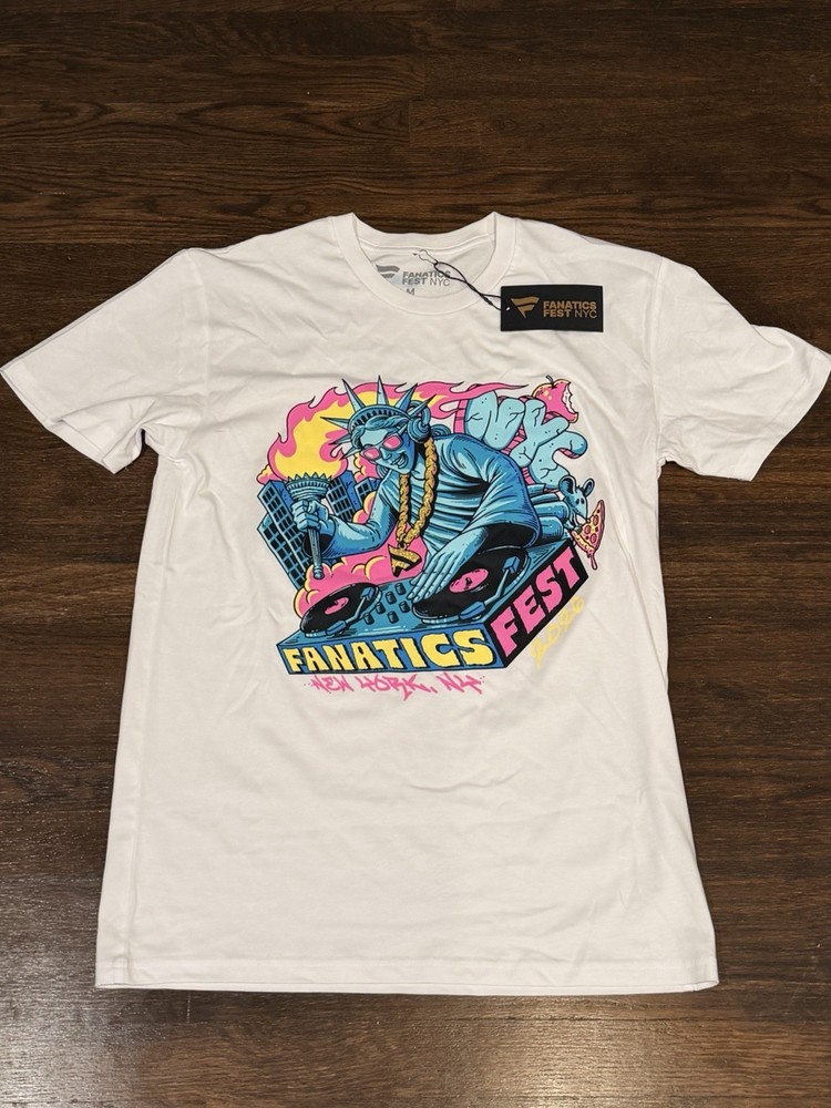 Fanatics Fest 2026 NYC Tee T-Shirt Size Medium Mens NYCFF Sold Out Event 🔥🔥🔥