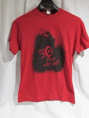 30 Days Of Night Movie Premiere Promo 2007 Red T-Shirt Size X-Large NEW