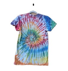 Spiral Tie Dye T-shirt top Men’s/Women’s Non Fade Handmade NEW Small (34-36)