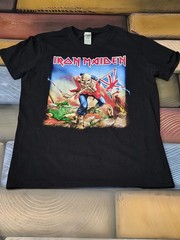 Iron Maiden The Trooper Black T-Shirt 2010 Vintage Rock Band Merch Size M