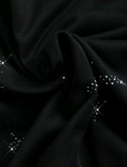 New Men Luxury Diamond Stars Rhinestones Fashion Black T-Shirt High Quality