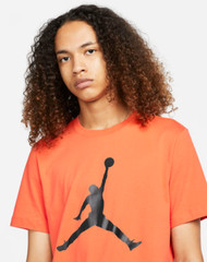 Nike Air Jordan Men’s T-Shirt Orange Size S-2XL Casual Top