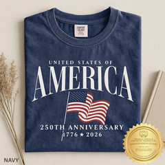 America 250th Anniversary TShirt Semiquincentennial Patriotic Vintage GraphicTee