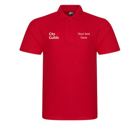 City & Guilds Polo shirt customised embroidered with company name or any text