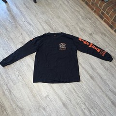 Hot Leather Bike Week Daytona Beach FL 2025 Black Long Sleeve Graphic Shirt Larg