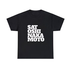 Satoshi Nakamoto T-Shirt – Bitcoin – BTC