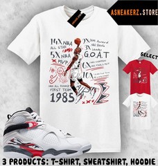 Shirt To Match AJ 8 Bugs Bunny 2025 Sneaker Matching Tee MJ 23 Accolades T-Shirt