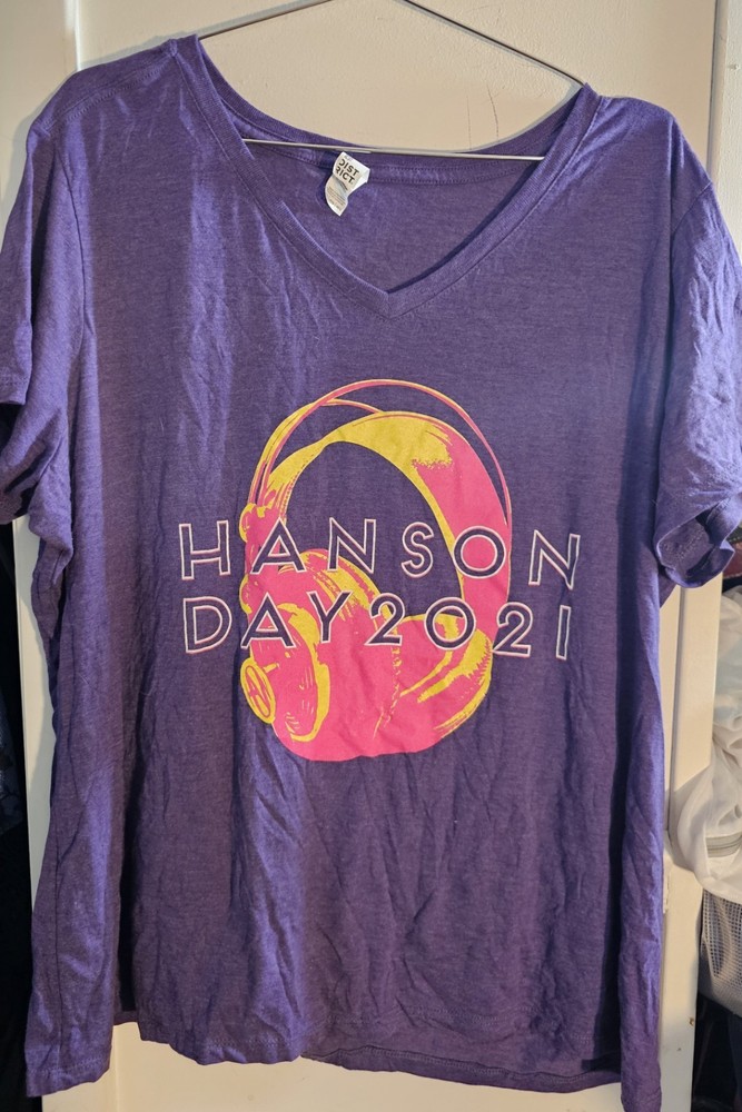 Hanson Day 2021 Purple shirt Men’s 4x NWOT
