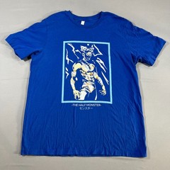 Bella+Canvas T Shirt Mens XL Blue Graphic Print Cotton Short Sleeve Crew Neck
