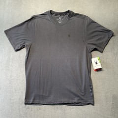 Spyder Mens XL Regular Fit Graphic T Shirt Gray Mountain Ski Rainbow Logo NWT