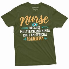 Nurse Funny shirt Nurses day Multitasking Tee Shirt Gift for Wife Mom CNA RN tee