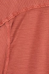 32 Bar Blues Thermal Mens Top XL waffle weave Short Sleeve Burnt Orange