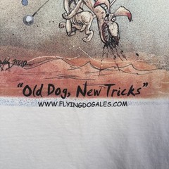 Vintage Ralph Steadman Shirt Mens XL White Art Abstract 90s Beer Flying Dog Rare
