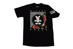 Neff x Disney Mens Mickey Mouse Tropical Floral Print Black Shirt NWT S-XL