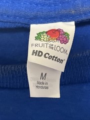Fruit of The Loom Urban Air Graphic T-Shirt Blue Size Medium Short Sleeve Men’s