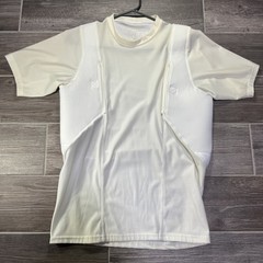 5.11 Tactical Series Mens White Holster Compression Shirt XL Short Sleeve AN292
