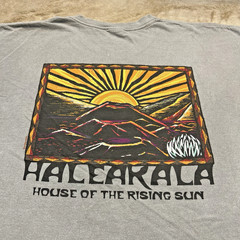 Crazy Shirts Crater Dye Tee 3XL Haleakala Hawaii Double Sided Rare