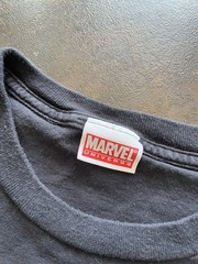 VTG 2000s Rare Black Spider-Man Promo Graphic Tee Marvel Brand 2009 Mens XL