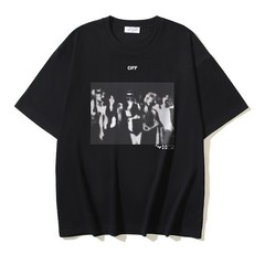 Off White T-Shirt Black / White S-M-L-XL