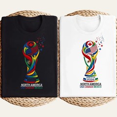 World Cup 2026 Host Cities Double Sided T-Shirt USA Canada Mexico Tee