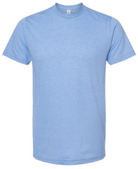 Mens Soft Heathered T-Shirt Moisture Management Minimzed Shrinkage Tee XS-4X NEW