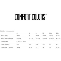 10 Pack Of Comfort Colors 6030CC Adult 100% Cotton Heavyweight RS Pocket T-Shirt