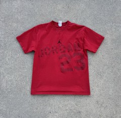 Y2K Vintage Nike JORDAN red jumpman 23 logo basketball cotton t-shirt Men’s Med