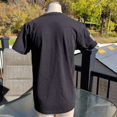 Men’s Medium Tacpack T-Shirt Black Short Sleeve Tactical Gear
