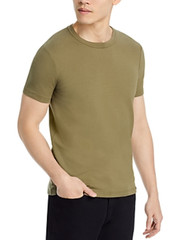 Tom Ford Men Cotton Blend Crewneck Tee Dark Sage Size M