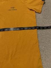 Arcteryx Fossil Shirt Mens Medium Orange Copper Hiking Camping Gorpcore