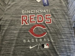 Cincinnati Reds Nike Grey Dri-Fit MLB Baseball Shirt – Size Men’s Medium
