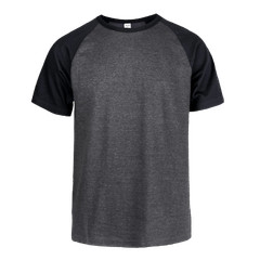 Raglan Baseball Tee-Shirt Premium Cotton Jersey Short Sleeve Men’s New Two Tone