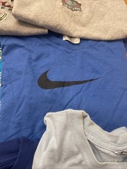 Vintage T Shirt Lot Of 12 Logo Athletics Nike Guess Hilfiger Football Fila Roca