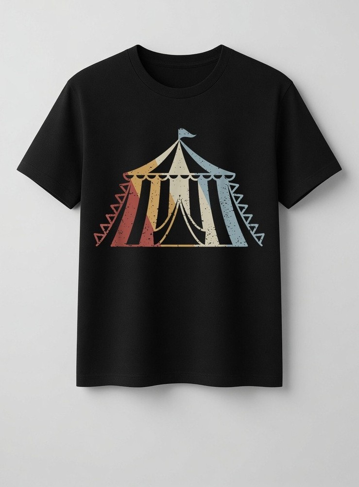 Circus Retro Style Vintage T-Shirt