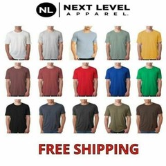 Next Level 6200 Unisex Poly/Cotton Crew Tee Top T-Shirt