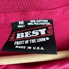 Vintage 90s Fruit of the Loom T-Shirt Mens Medium Single Stitch Plain Blank Tee