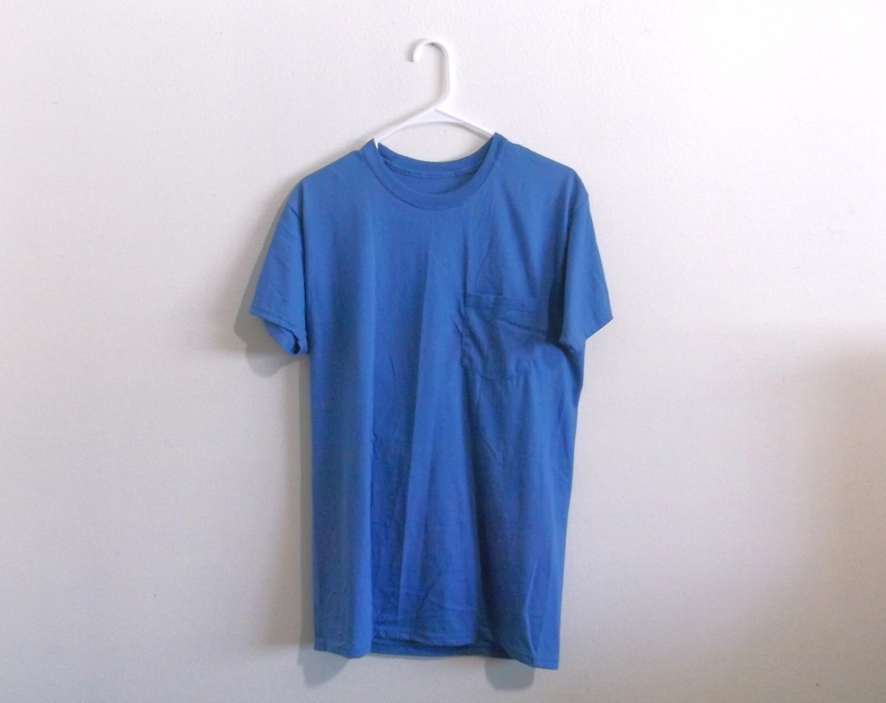 3 HANES Comfort Soft T Shirts Unisex Navy Blue Cobalt Blue Red Sz M NWOT Cotton