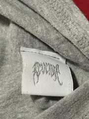 Revenge Skeleton Logo T-shirt Grey Size Large Made In USA Streetwear Punk