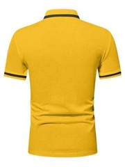 Camisa Camisetas Polos Pullover de Moda Elegante Ropa Casual Formal Para Hombres
