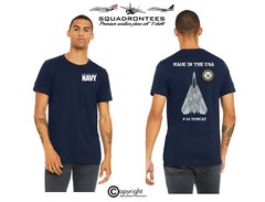 F-14 Tomcat Made in the USA Squadron T-Shirt, USN Licensed Product