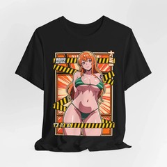 Anime Waifu Graphic Tee for Casual Style, Unisex Jersey Short Sleeve