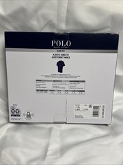 POLO RALPH LAUREN Men’s XL Slim Fit Crewneck 3 Pack T-Shirts Navy Wht Blk NEW