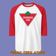 Canadian Tire Corporation Men’s Raglan Red Size S to 2XL