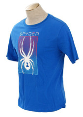 Spyder Men’s S Blue Short Sleeve Signature Tee T Shirt