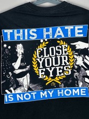 Vintage Close Your Eyes Hardcore Band T Shirt Size M